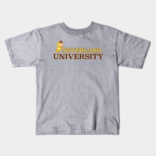 NEVERLAND UNIVERSITY Kids T-Shirt